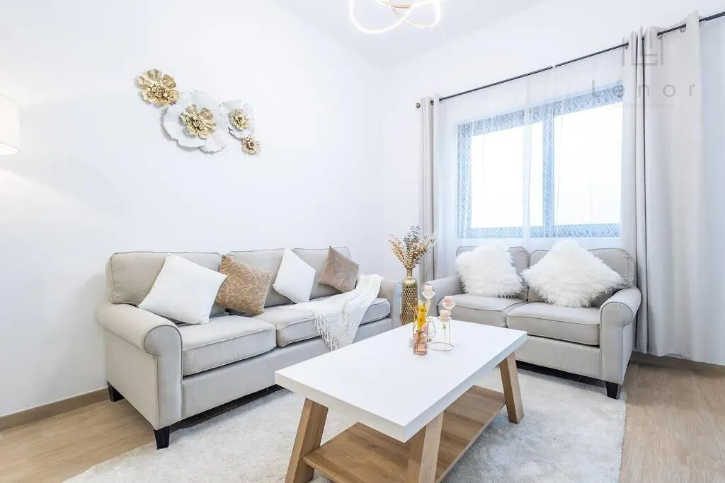 두바이 Sleek 2Br With Cycling Paths 아파트