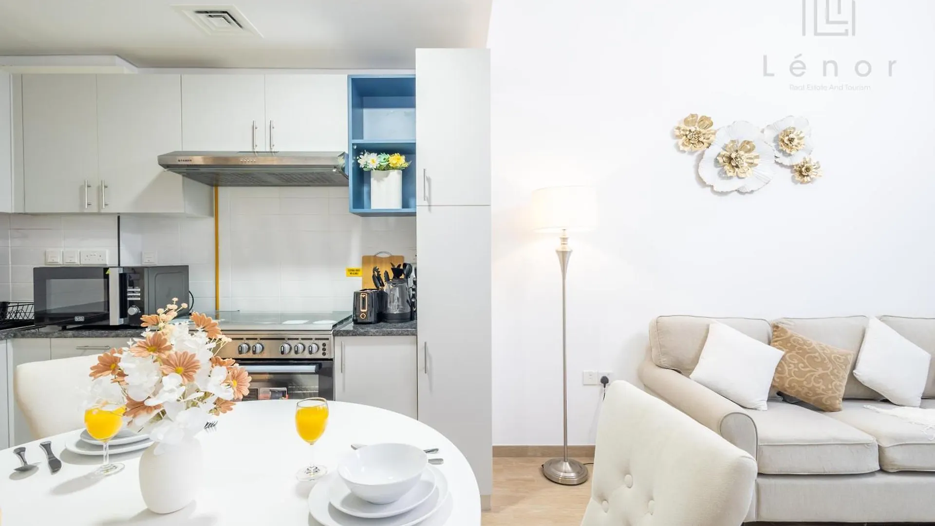 두바이 Sleek 2Br With Cycling Paths 아파트 0*,